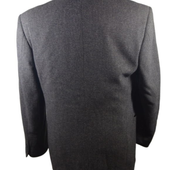 Versace V2 Gray No Vent one button Sport Coat 42 L